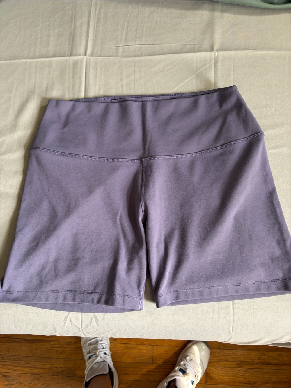 Nike One Women’s Lavender High-Waist Bike Shorts